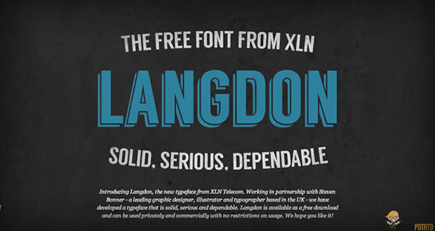 langdon-free-font