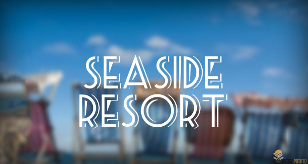 Seaside-resort-free-font